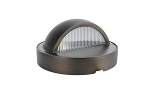 Landscape cast brass 3x2 deck light in dark bronze  (D011-DB)