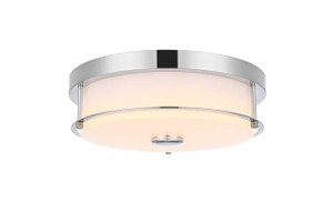 Kolson 12 inch LED Flush Mount in Chrome (LD304F12C)