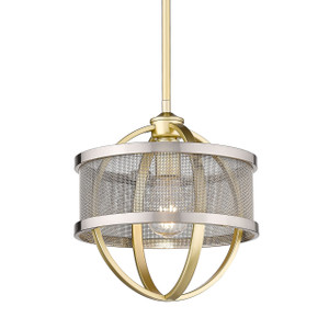 Colson Mini Pendant (with shade) in Olympic Gold (3167-M1L OG-PW)