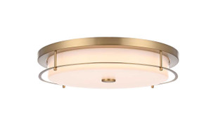 Kolson 20 inch LED Flush Mount in Satin Gold (LD304F20SG)