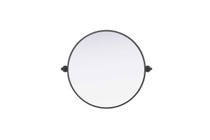 Amoura 24x24 Pivot Mirror in Black (MR6G24BLK)