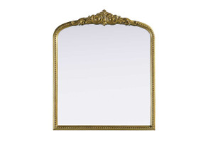 Naomi Vintage Resin Mirror 30x36 in Antique Brass (MR7F3036AB)