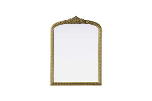 Naomi Vintage Resin Mirror 22x30 in Antique Brass (MR7F2230AB)