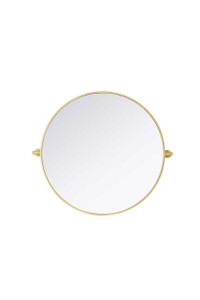 Amoura 30x30 Pivot Mirror in Brass (MR6G30BRA)