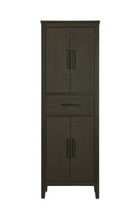 24 Inch Bath Storage Cabinet in Mocha Brown (SC293A24MMB)