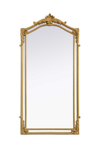 Madeline 33.5x66 Traditional Mirror in Gold Leaf (MR7A3466GF)