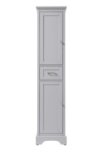 16 inch Bath Storage Cabinet in Grey (SC15016GR)