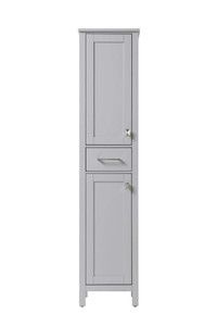 16 inch Bath Storage Cabinet in Grey (SC18816GR)