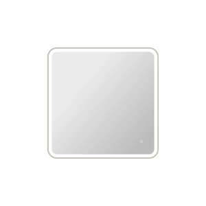36 Round LED Front and Backlit Wall Mirror in Silver (MRE6A3636SL)
