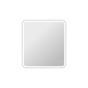 36 Round LED Front and Backlit Wall Mirror in Silver (MRE6A3336SL)