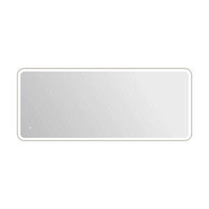 72 Inch Rectangle LED Front and Backlit Wall Mirror in Silver (MRE6A3072SL)