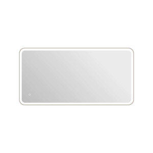 60 Inch Rectangle LED Front and Backlit Wall Mirror in Silver (MRE6A3060SL)