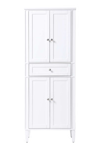28 inch Bath Storage Cabinet in White (SC12528WH)