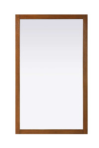 Noah Rectangle Wood Mirror 60 x 36 in Brandy Walnut (VM36036BW)