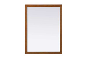 Noah Rectangle Wood Mirror 48 x 36 in Brandy Walnut (VM34836BW)