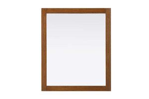 Noah Rectangle Wood Mirror 30 x 36 in Brandy Walnut (VM33036BW)
