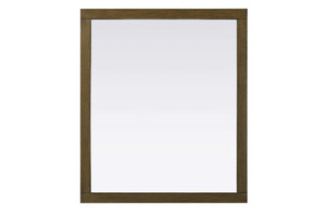 Noah Rectangle Wood Mirror 42 x 36 in Hazel Oak (VM34236HO)