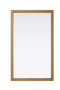 Noah Rectangle Wood Mirror 60 x 36 in Honey Teak (VM36036HT)