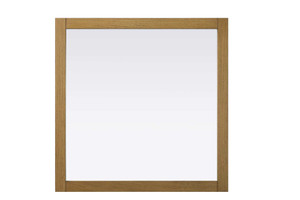 Noah Square Wood Mirror 36 x 36 in Honey Teak (VM33636HT)