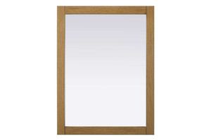 Noah Rectangle Wood Mirror 27 x 36 in Honey Teak (VM32736HT)