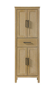 24 Inch Bath Storage Cabinet in Linen Oak (SC295A24LO)