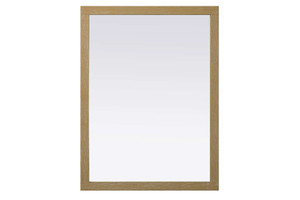 Noah Rectangle Wood Mirror 48 x 36 in Linen Oak (VM34836LO)