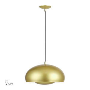 Domma 3 Light Soft Gold Pendant (51516-33)