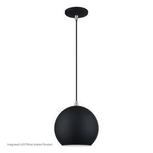 Kuppola LED Black Globe Pendant (60278-04)