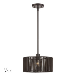Acordia 1 Light English Bronze Pendant (49122-92)