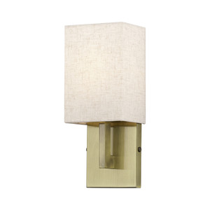Monroe 1 Light Antique Brass ADA Sconce (52131-01)