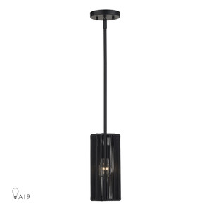 Acordia 1 Light Black Mini Pendant (60241-04)