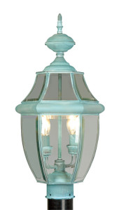 Monterey 2 Light Verdigris Outdoor Post Top Lantern (2254-06) Monterey 2 Light Verdigris Outdoor Post Top Lantern (2254-06)