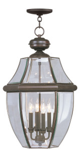 Monterey 4 Light Bronze Outdoor Pendant Lantern (2357-07)