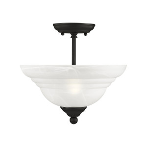 North Port 2 Light Black Ceiling Mount (4259-04)