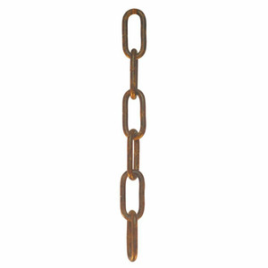 Accessories Antique Gold Leaf Extra Heavy Duty Decorative Chain (5610-48)