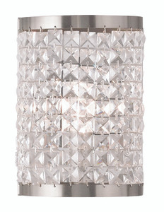 Grammercy 1 Light Brushed Nickel Wall Sconce (50571-91) Grammercy 1 Light Brushed Nickel Wall Sconce (50571-91)