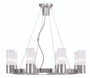 Midtown 8 Light Polished Chrome Chandelier (50698-05) Midtown 8 Light Polished Chrome Chandelier (50698-05)