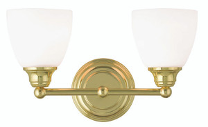 Somerville 2 Light Polished Brass Bath Vanity (13662-02) Somerville 2 Light Polished Brass Bath Vanity (13662-02)