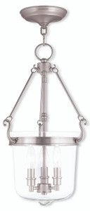 Rockford 3 Light Brushed Nickel Pendant (50484-91) Rockford 3 Light Brushed Nickel Pendant (50484-91)