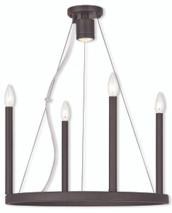 Alpine 5 Light Bronze Chandelier (40244-07)