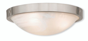New Brighton 3 Light Brushed Nickel Ceiling Mount (73952-91) New Brighton 3 Light Brushed Nickel Ceiling Mount (73952-91)