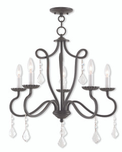 Callisto 5 Light English Bronze Chandelier (40775-92) Callisto 5 Light English Bronze Chandelier (40775-92)