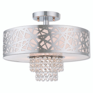 Allendale 3 Light Polished Chrome Ceiling Mount (40763-05)