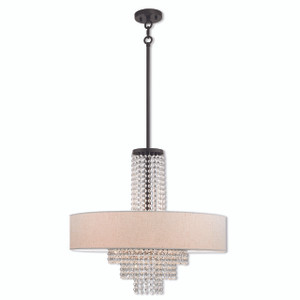 Carlisle 5 Light English Bronze Pendant Chandelier (51115-92) Carlisle 5 Light English Bronze Pendant Chandelier (51115-92)