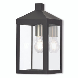 Nyack 1 Light Black Outdoor Wall Lantern (20582-04) Nyack 1 Light Black Outdoor Wall Lantern (20582-04)