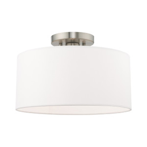 Clark 1 Light Brushed Nickel Ceiling Mount (41097-91) Clark 1 Light Brushed Nickel Ceiling Mount (41097-91)