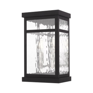Hopewell 2 Light Black Outdoor Wall Lantern (20522-04)