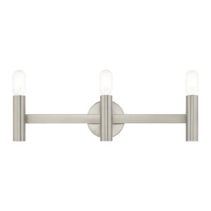 Copenhagen 3 Light Brushed Nickel Ada Bath Vanity (10343-91) Copenhagen 3 Light Brushed Nickel Ada Bath Vanity (10343-91)
