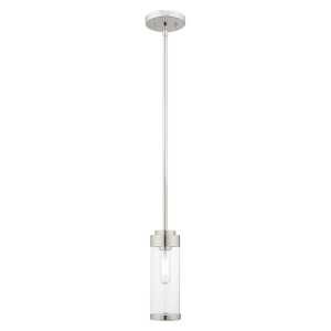 Hillcrest 1 Light Polished Chrome Mini Pendant (40470-05)