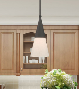 Stockholm 1 Light Bronze Mini Pendant (40716-07)